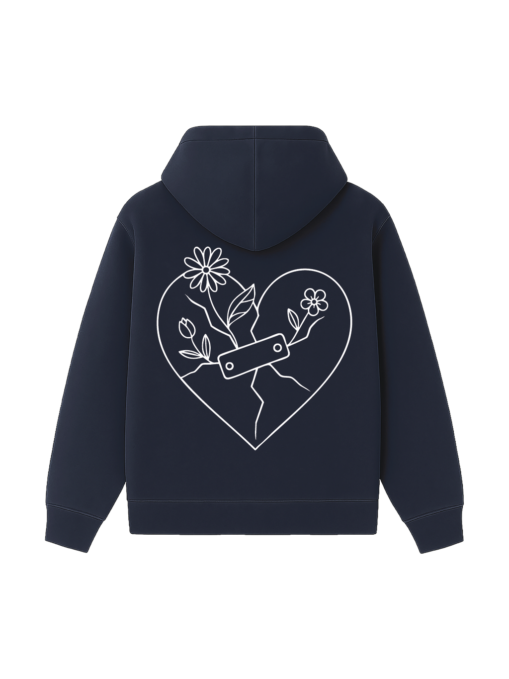 Hoodie „Mein Herz ist ein Schlachtfeld“