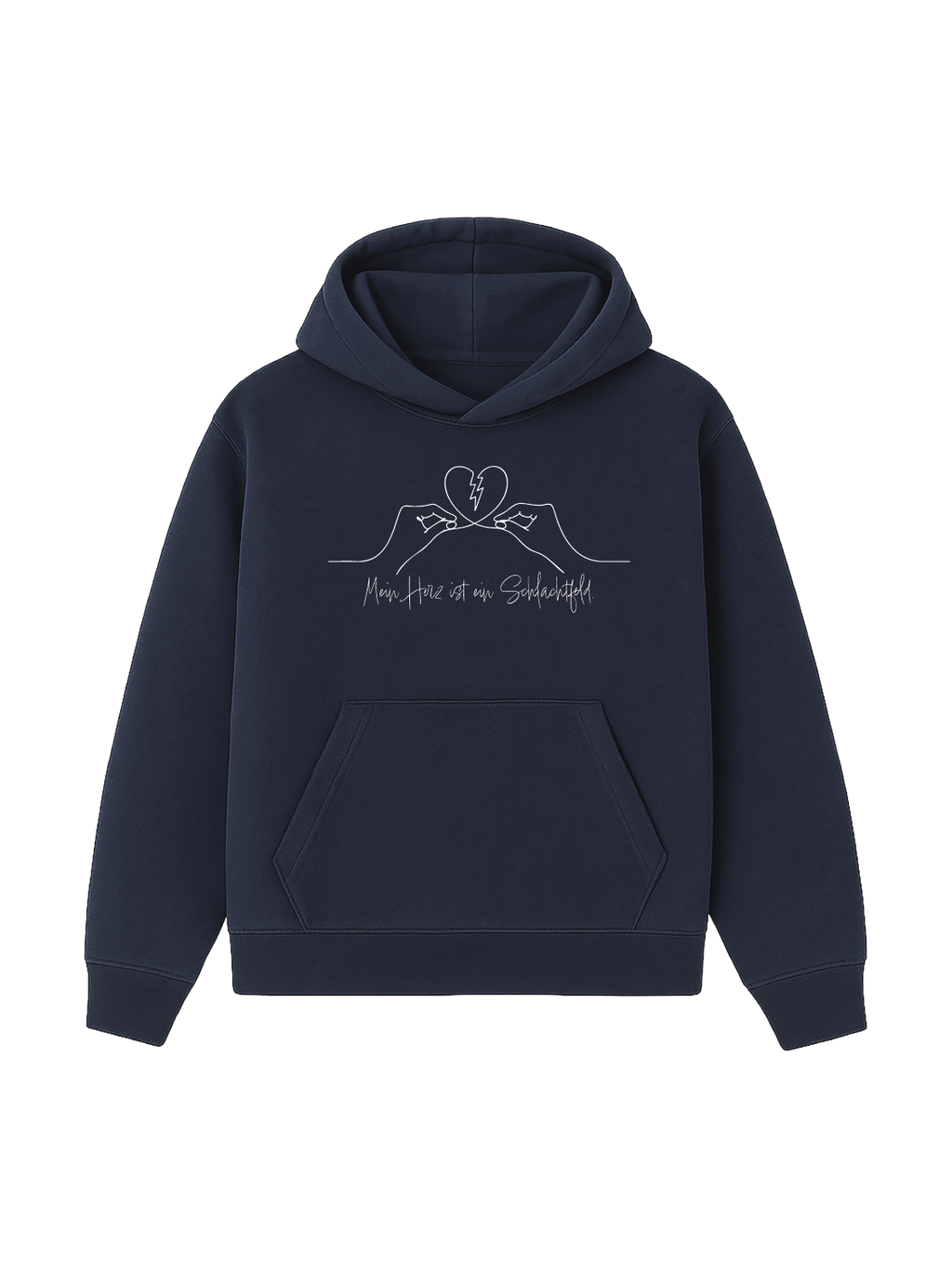 Hoodie „Mein Herz ist ein Schlachtfeld“