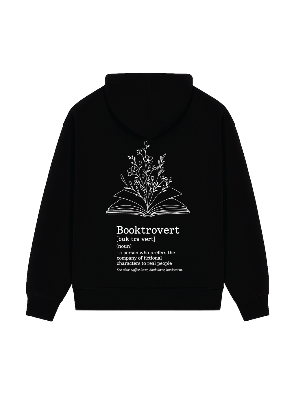Hoodie „Booktrovert“