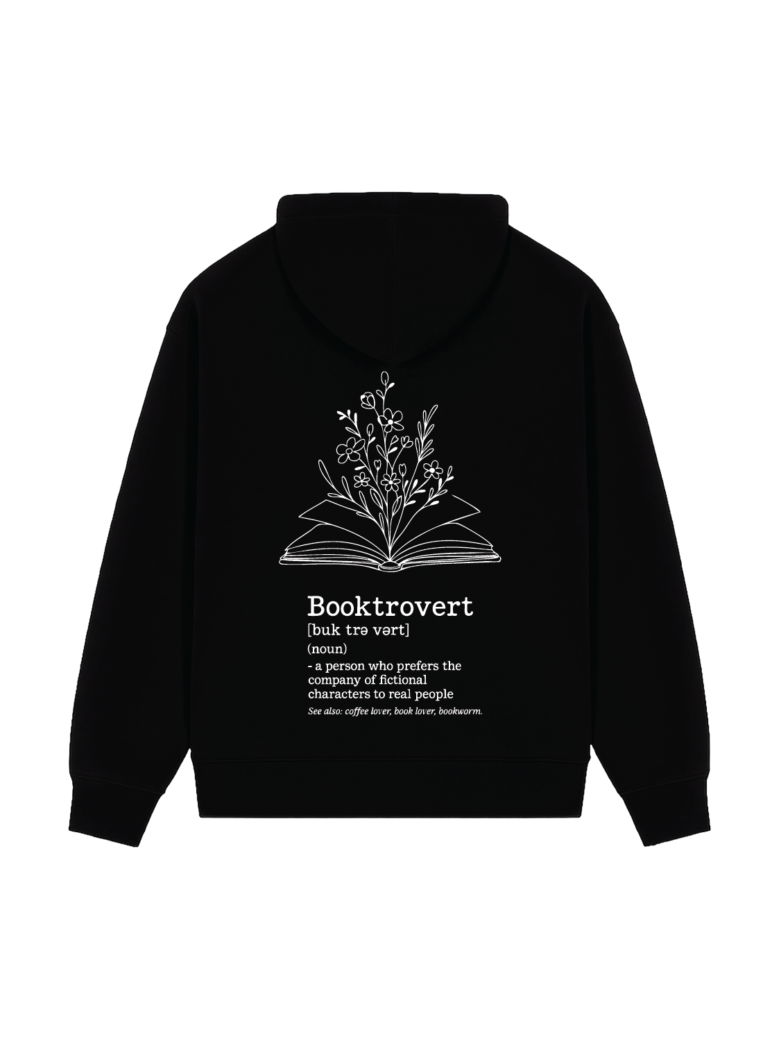 Hoodie „Booktrovert“