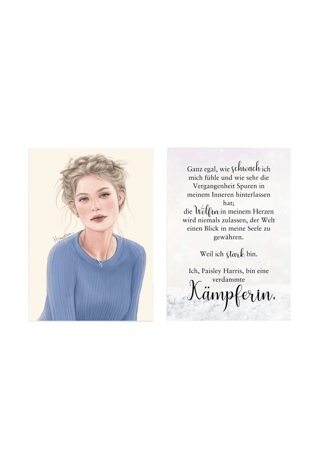 Buchcharakter-Karte Nr.2