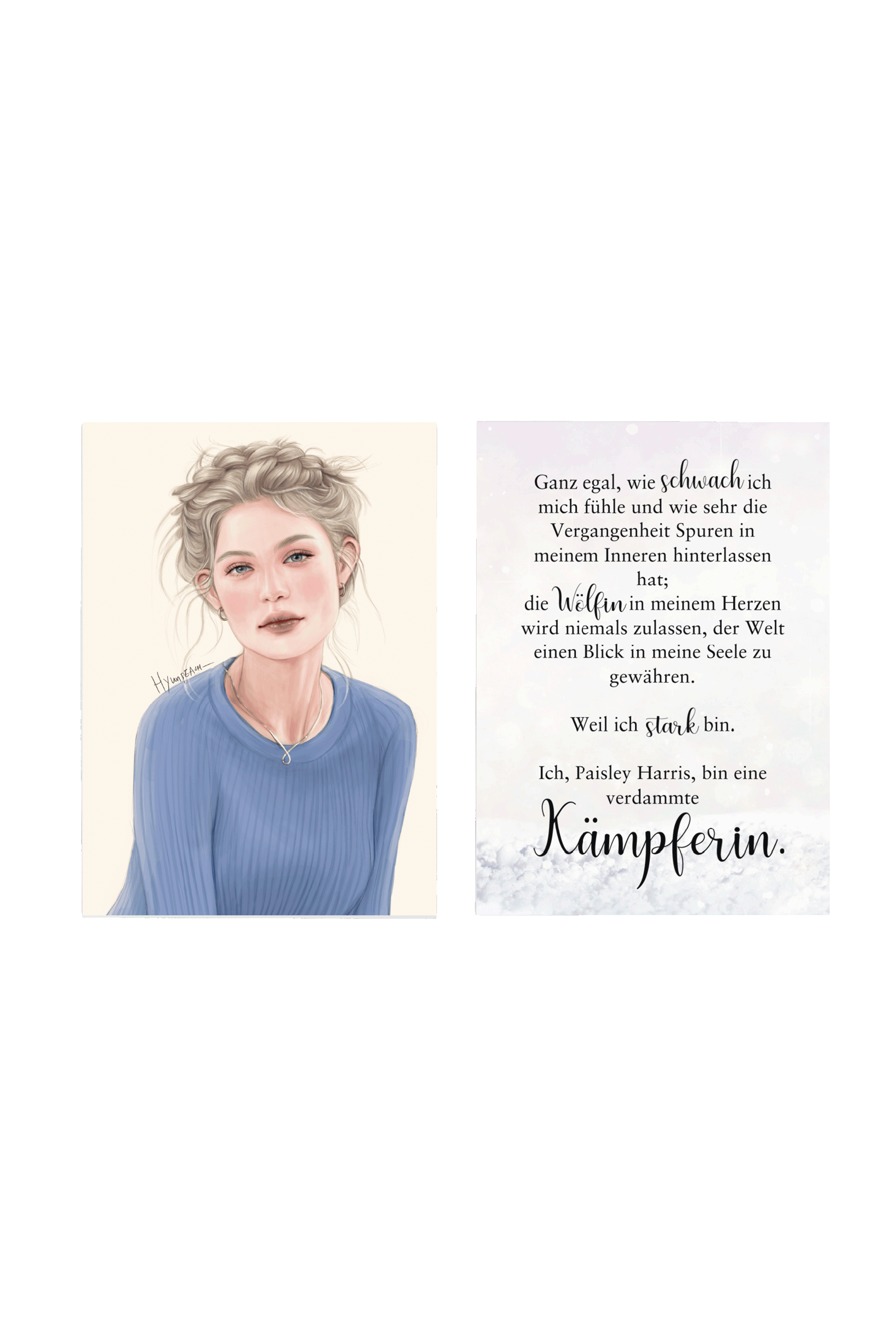 Buchcharakter-Karte Nr.2