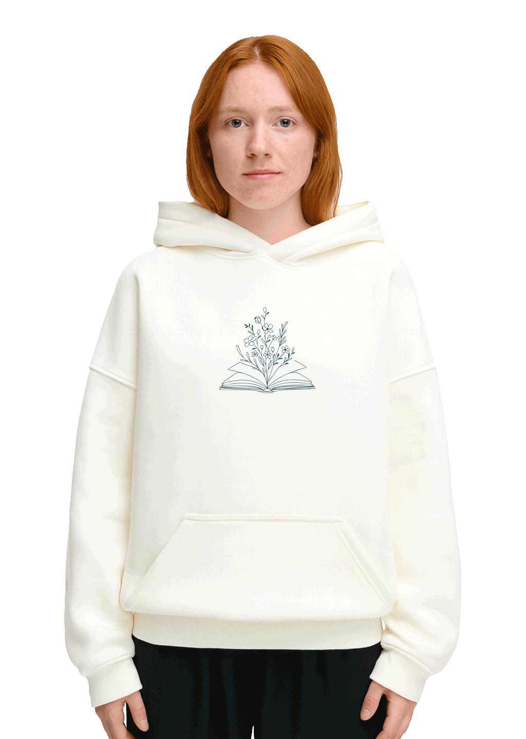 Hoodie „I am reading“