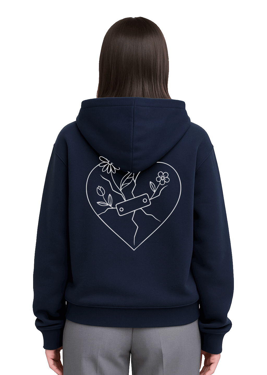 Hoodie „Mein Herz ist ein Schlachtfeld“